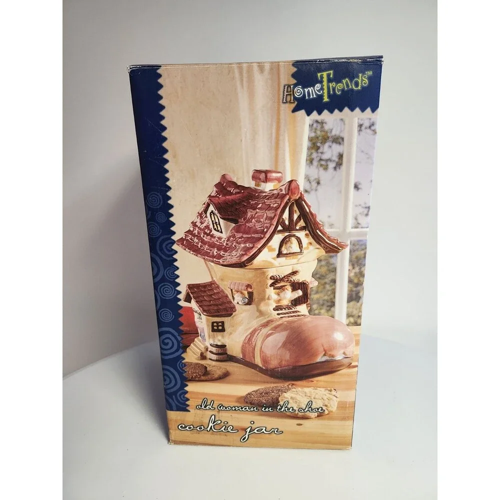 Old Woman Who Lived In A Shoe Cookie Jar Bico Nursery Rhyme